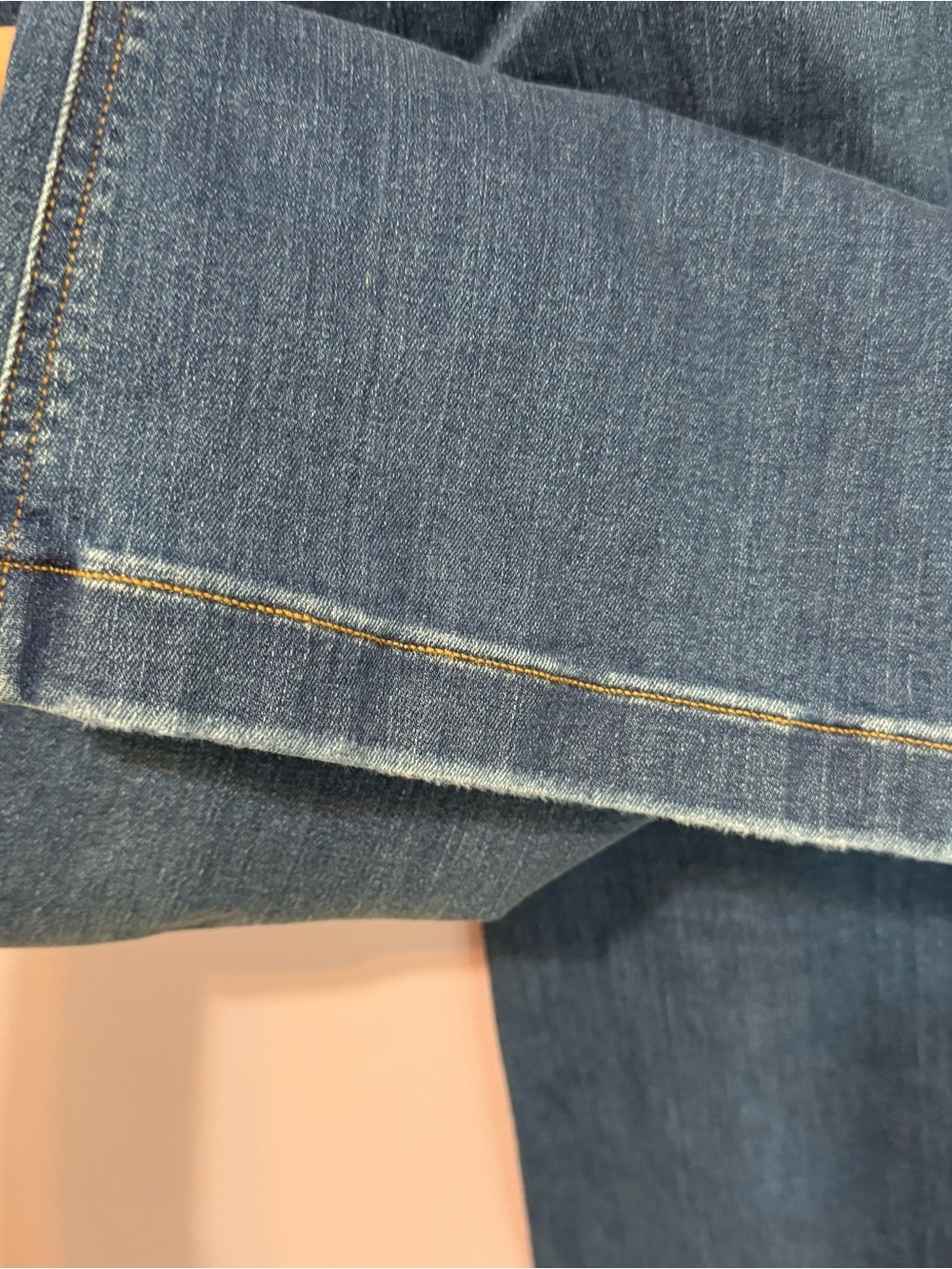 SPANX Pull On Stretch Flare Leg Jeans Medium Wash Size XL EUC 32 inseam - Picture 10 of 10